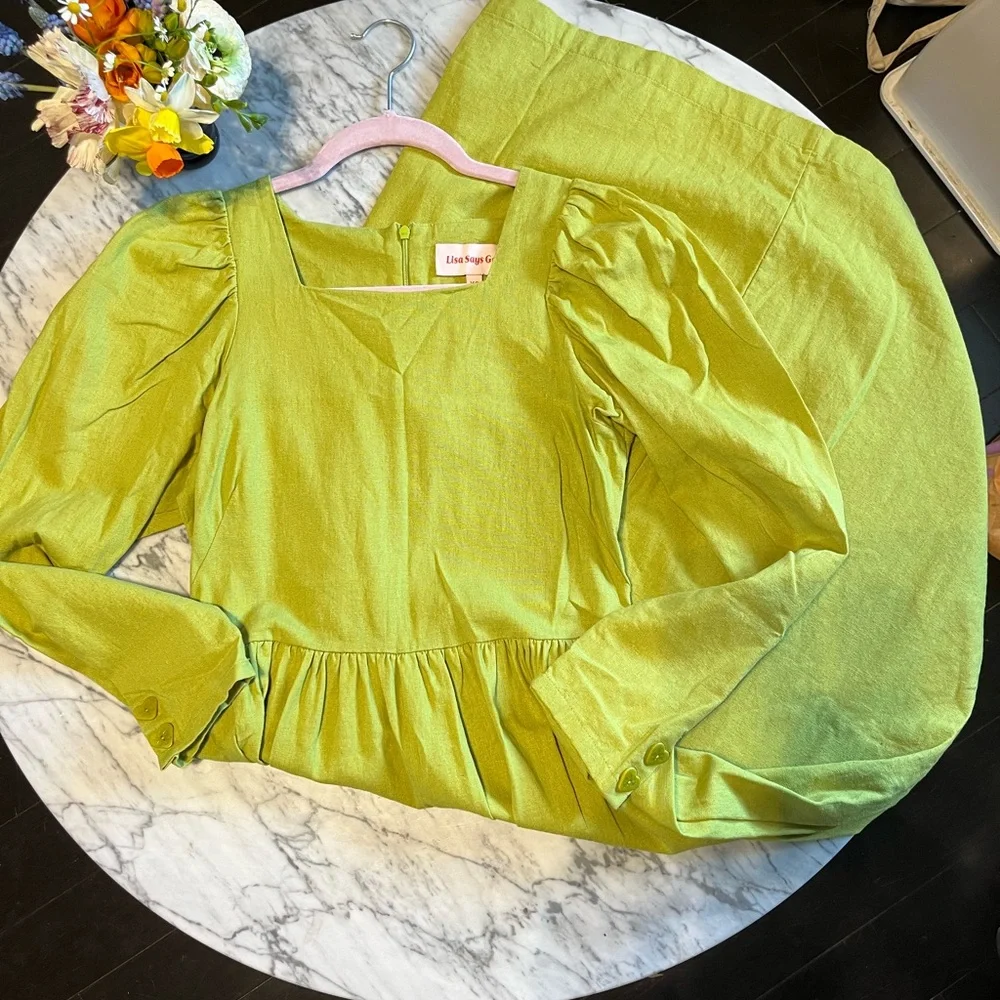 Lisa Says Gah Maddie Linen Dress - Picture 2 of 8
